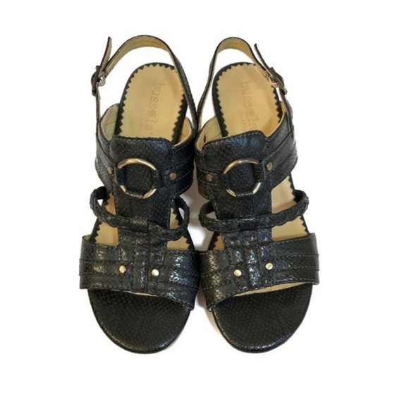 EUC Bussola Marseille T Wedge Snake Coal - Picture 2 of 12